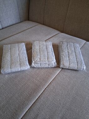 3 Pack 24x4.5inch Wet Dry Mop Microfiber Cloths Reuseable Eco Friendly Washable